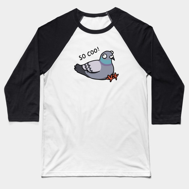 So coo pigeon Baseball T-Shirt by Nikamii